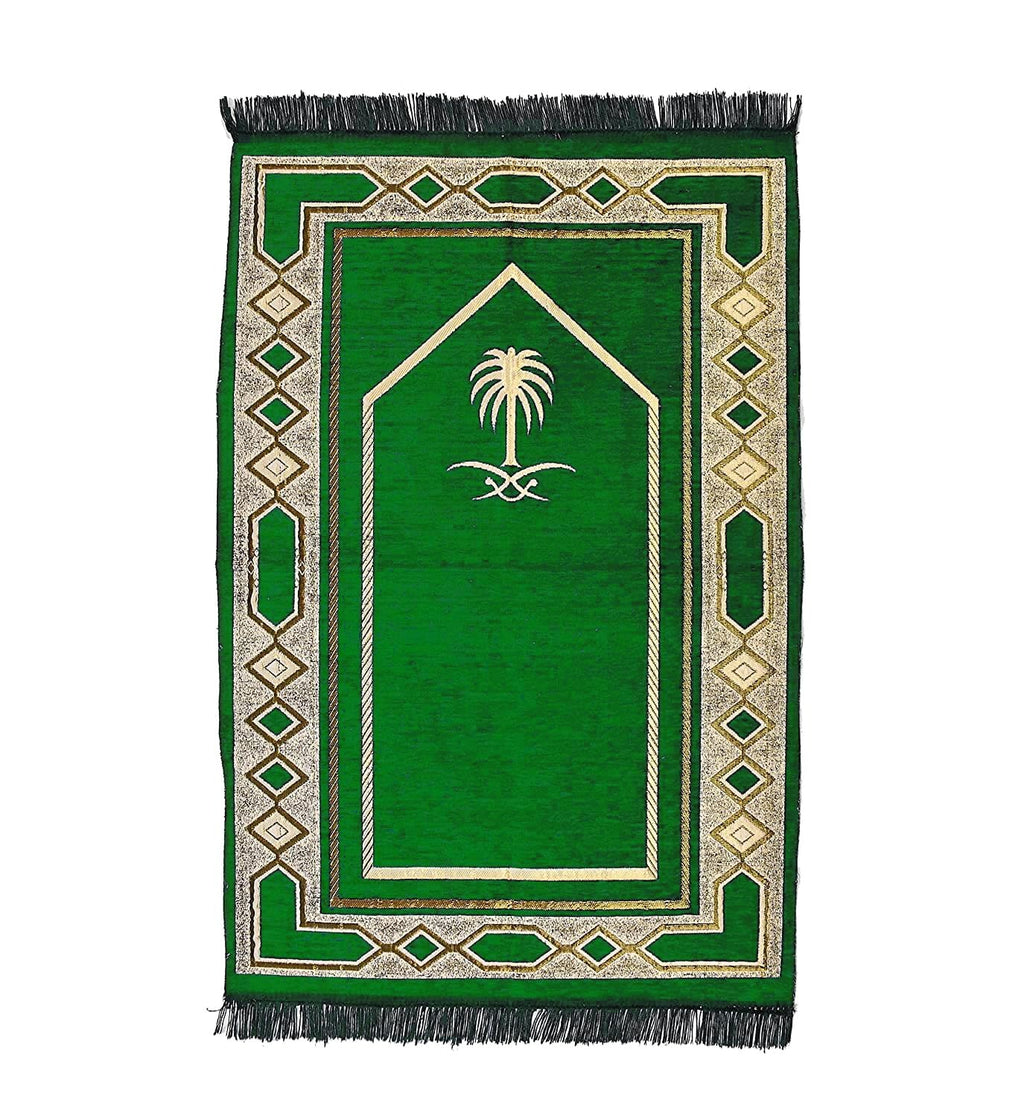 Weavers Villa Prayer Mat/Aasan/Meditation Mat - Velvet Mat for Pooja, Meditation, Namaz - Maroon 70cm X 110cm - Perfect Aasan for Puja/Prayer - Floor Mat for Sitting, Multipurpose Rug